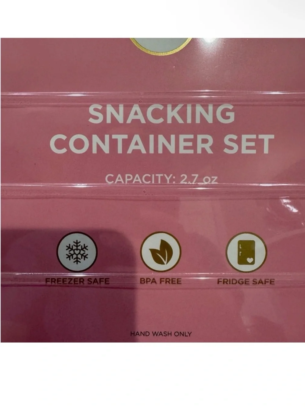 Juicy Couture Pink Heart Snack Containers - 16pc Set